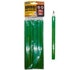 Будівельний, розмічальний, олівець для каменя MasterTool H4 (12шт.)