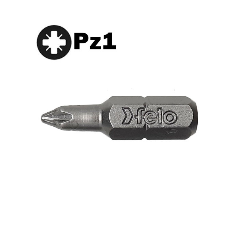 Біта PZ-1 25мм. Felo\Germany (1шт.)