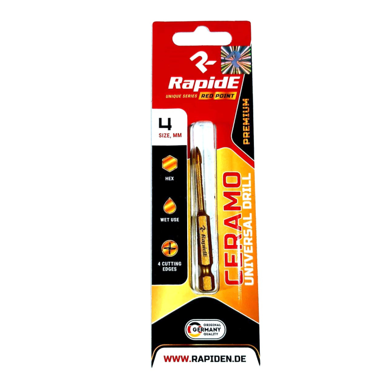 Свердло Ceramo 4мм Rapide Red Point (1шт.)