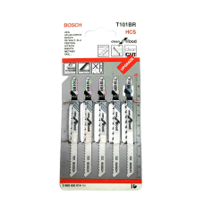 Полотно для електролобзика BOSCH T101ВR по дереву (уп.\5шт.)