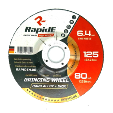 Зачистний диск 125х6,4х22,2 Rapide RED POINT(1шт.)