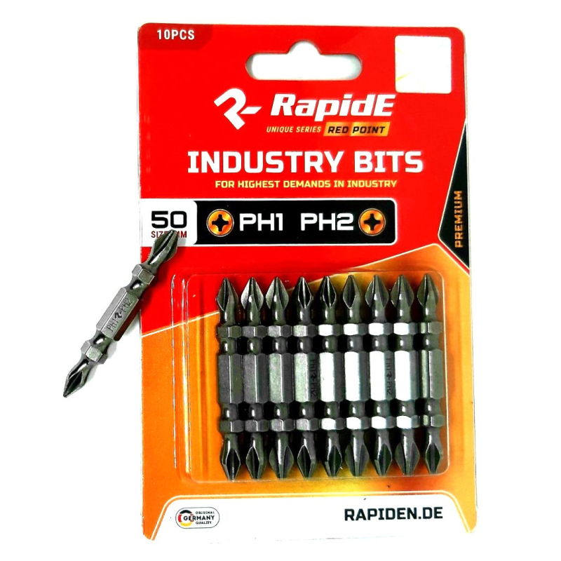 Біта РН-2/PH-1 50мм. PREMIUM Red Point Rapide (1шт.) Біта РН-2/PH-1 50мм. PREMIUM Red Point Rapide (1шт.)