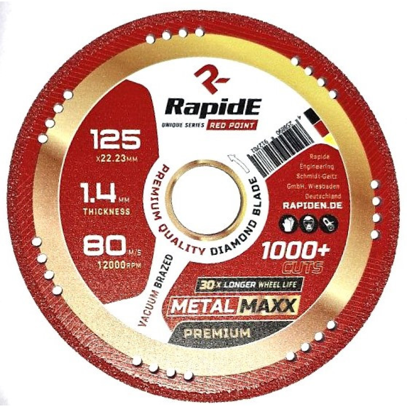 Алмазний диск Rapide METALMAXXX 125мм Premium