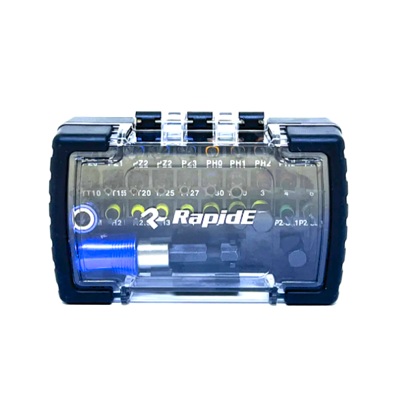 Набір біт RapidE Impact (31шт біт + магнітний біто-тримач) Набір біт RapidE Impact (31шт біт + магнітний біто-тримач)