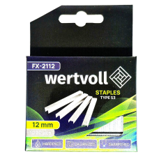 Скоба для степлера 12мм WERTVOLL (1000шт.)