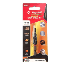 Східчасті кобальтові свердла RapidE RED POINT 4-12