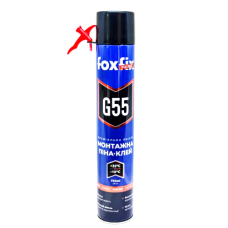 Піна-клей FOXFIX PRIME G55 Ручна (750мл, 700г)