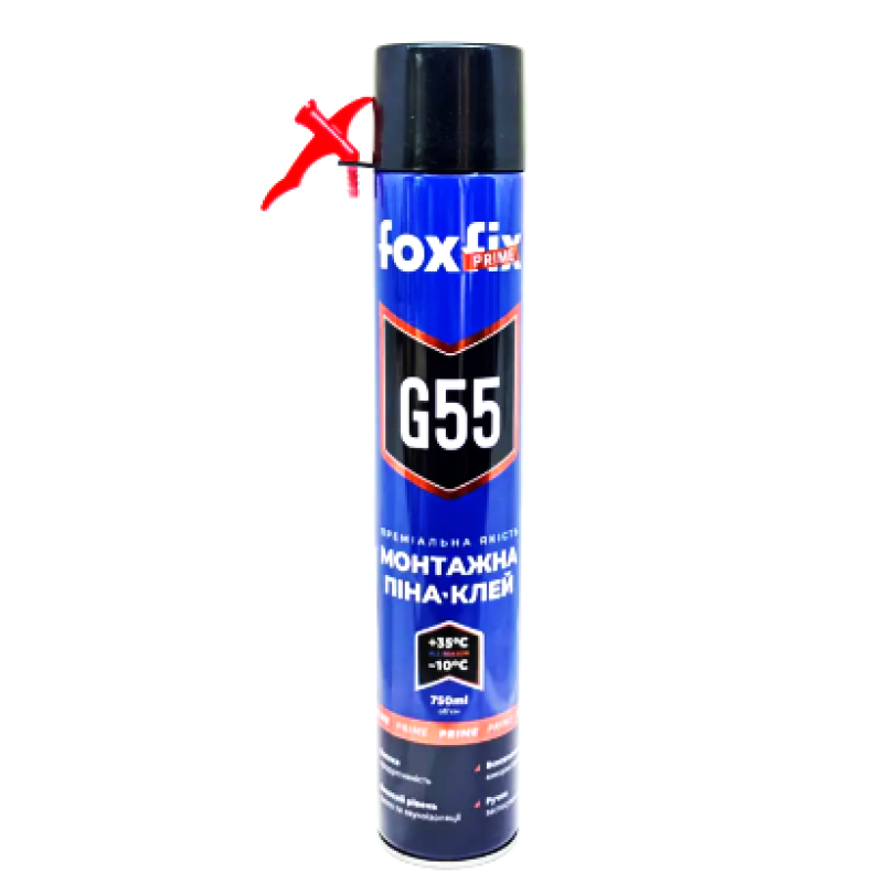 Піна-клей FOXFIX PRIME G55 Ручна (750мл, 700г)