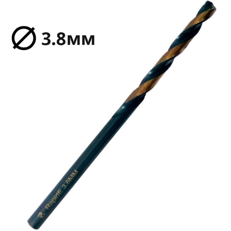 Свердло по металу Ø3,8мм RAPIDE\Germany (1шт.) Свердло по металу Ø3,8мм RAPIDE\Germany (1шт.)