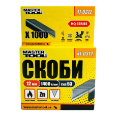 Скоба для степлера 12мм Master Tool (1000шт.)