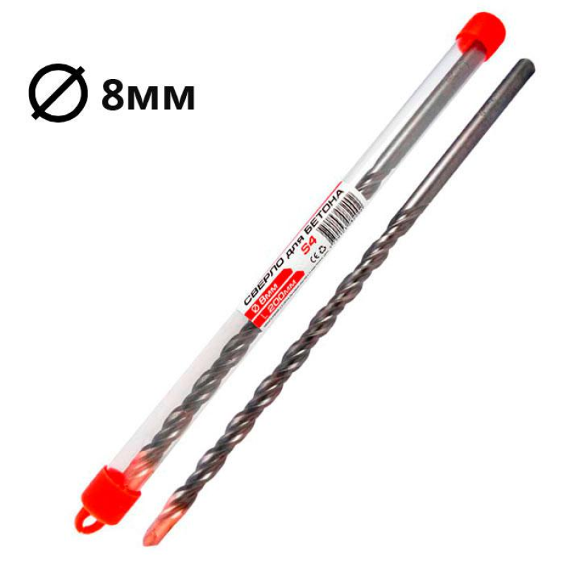 Свердло з победитом Granite 8х200 (1шт.) Свердло з победитом Granite 8х200 (1шт.)