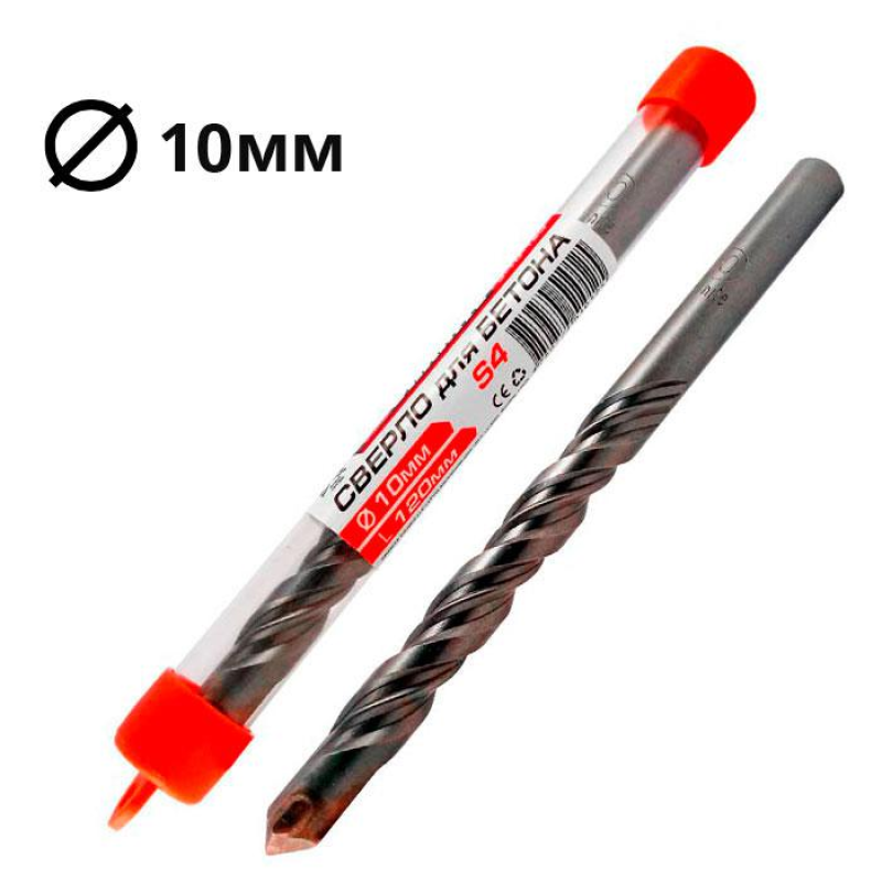 Свердло з победитом Granite 10х120 (1шт.) Свердло з победитом Granite 10х120 (1шт.)